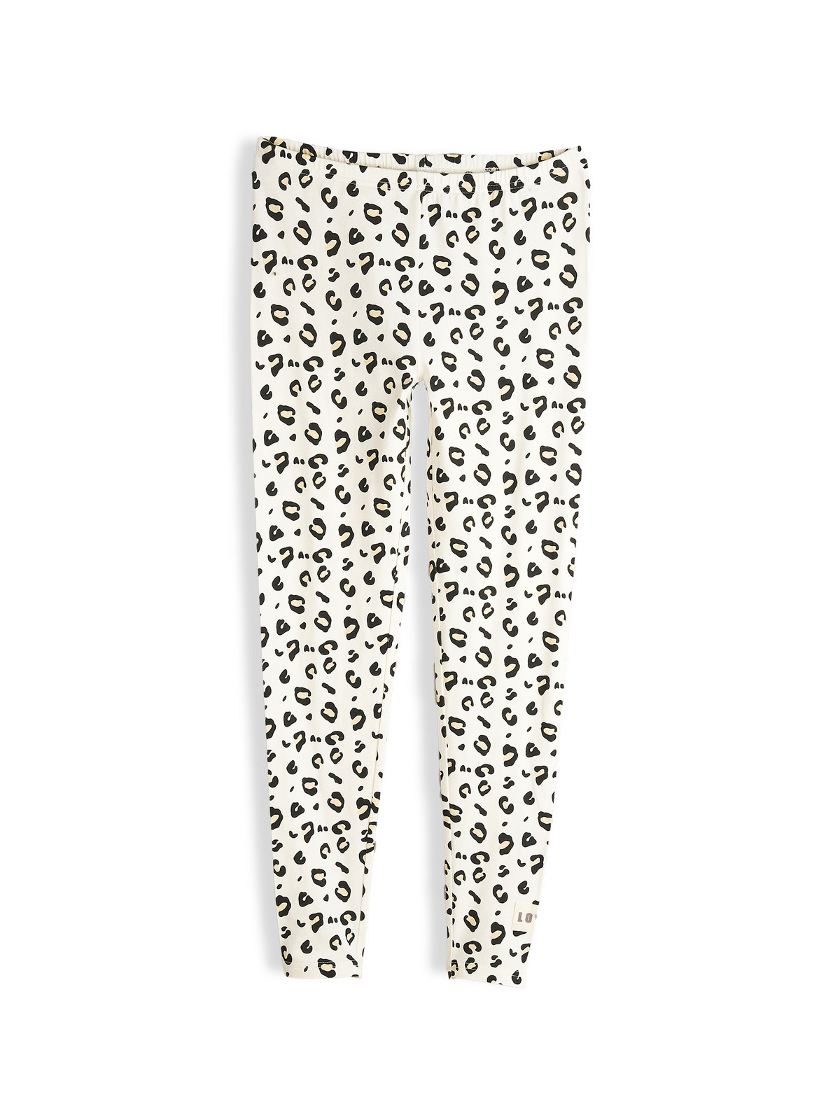 GATE Bavlnené legíny s leopardím vzorom