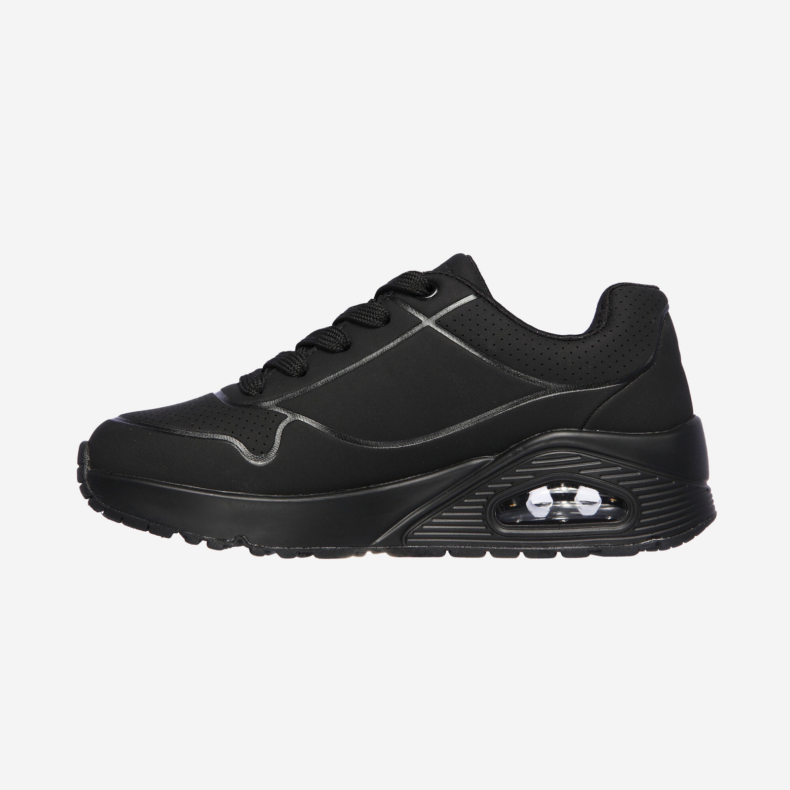 Skechers Uno-Stand On Air detská obuv čierna
