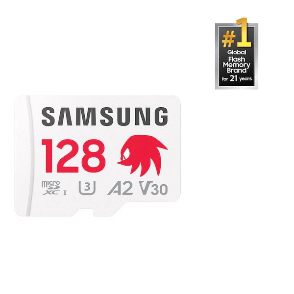 Samsung micro SDXC 128GB PRO Plus 'Sonic the Hedgedog' + SD adaptér MB-MD128SALC1