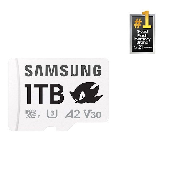 Samsung micro SDXC 1TB PRO Plus 'Sonic the Hedgedog' + SD adaptér MB-MD1T0SALC1