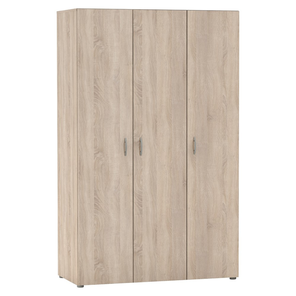 KONDELA Ramsa 3 trojdverová šatníková skriňa dub sonoma