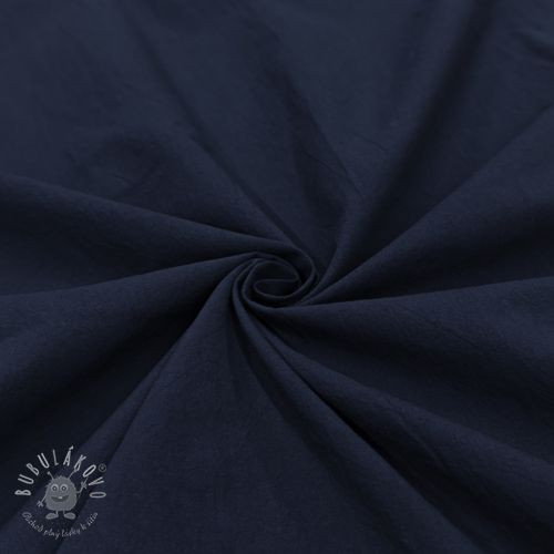 Bavlnená látka WASHED navy