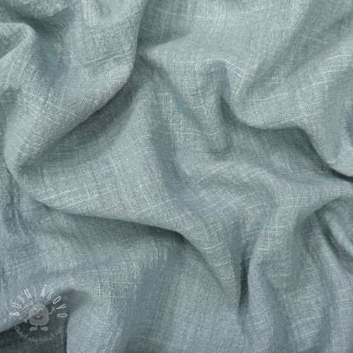 Bavlnená látka SLUB WASHED blue
