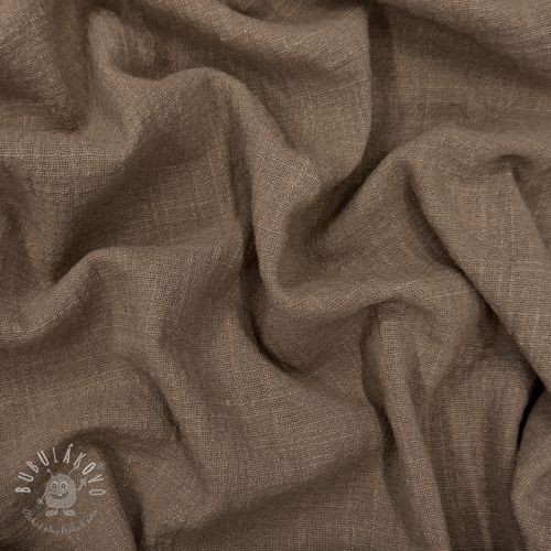 Bavlnená látka SLUB WASHED taupe