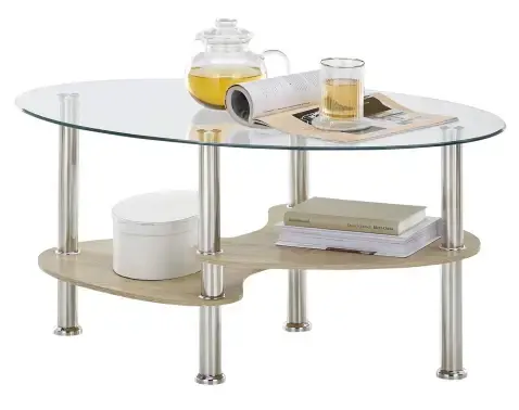 Oválny konferenčný stolík Panty, dub sonoma/artisan%