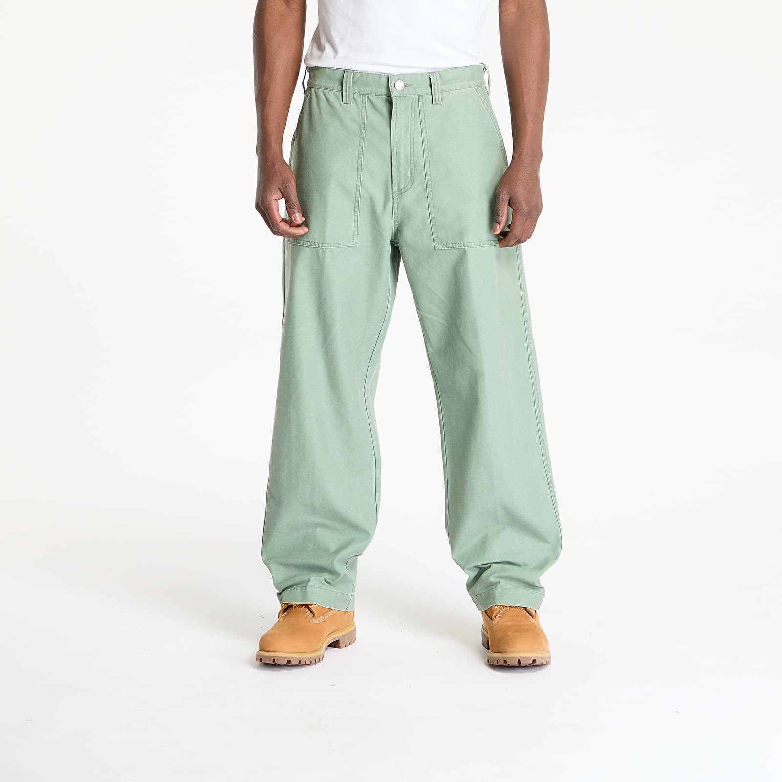 Kalhoty OBEY Bigwig Baggy Utility Pant Laurel Wreath Faded Wash 30