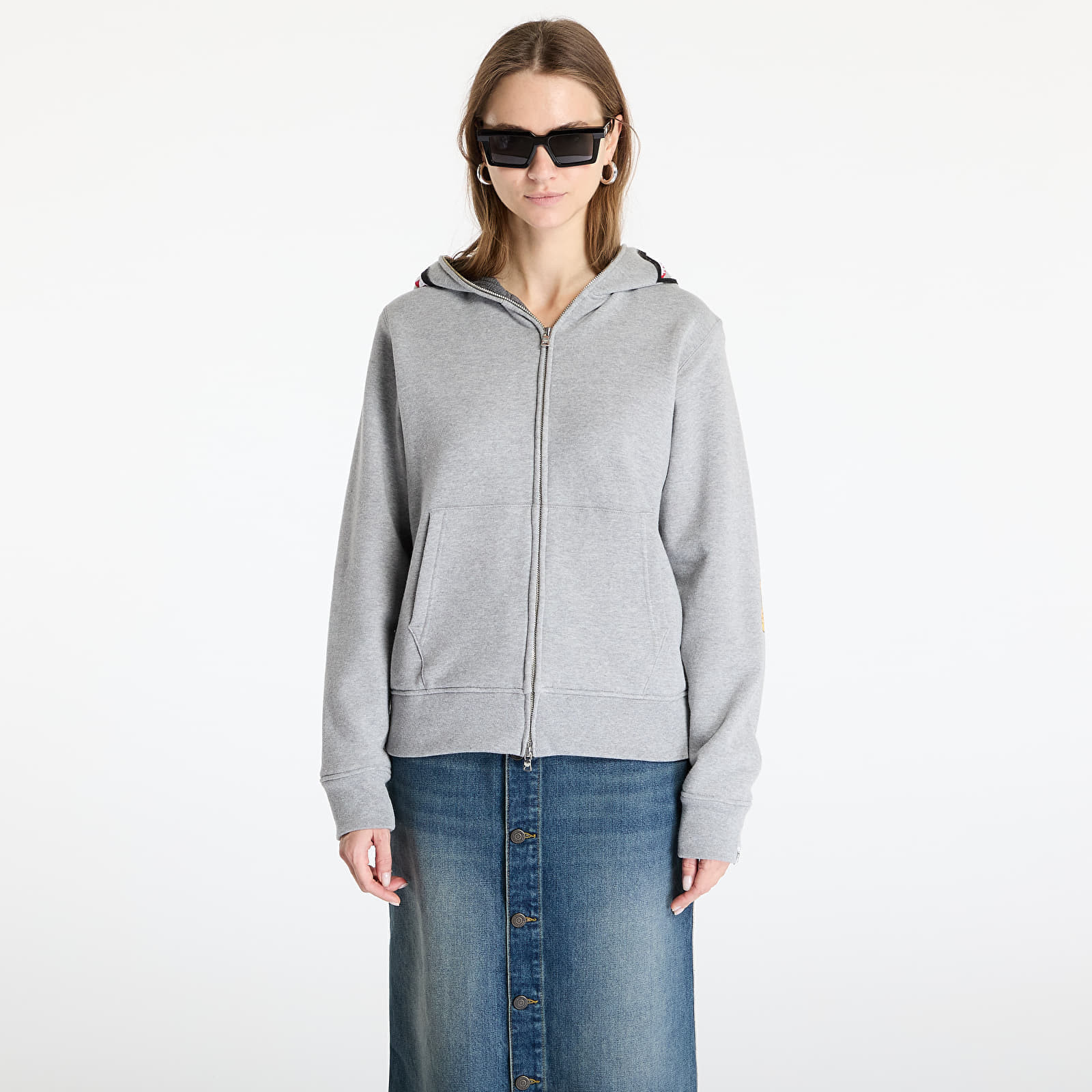 Mikina A BATHING APE 2nd Shark Full Zip UNISEX Hoodie Gray XXL