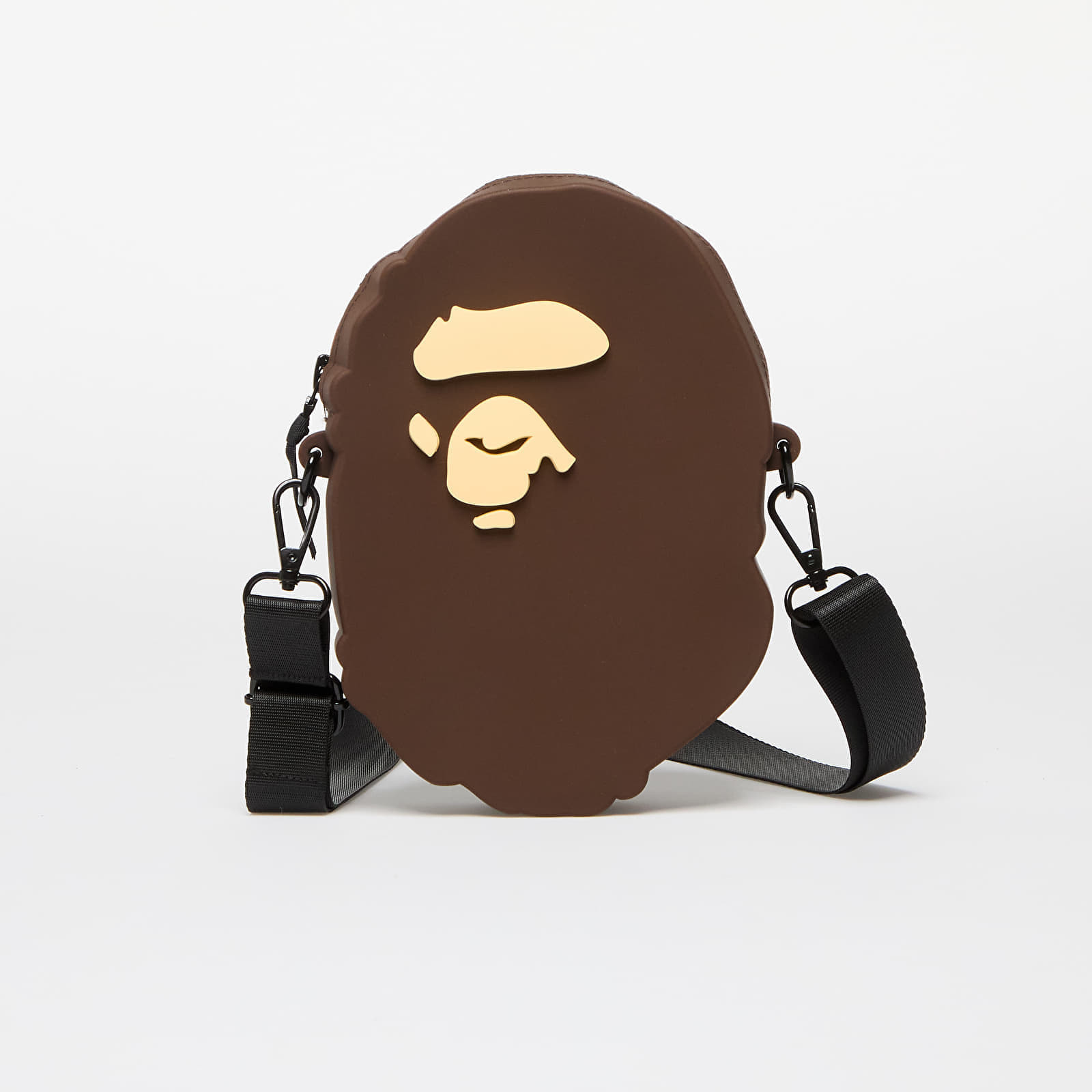 Taška A BATHING APE Ape Head Silicon Shoulder Bag Brown Universal