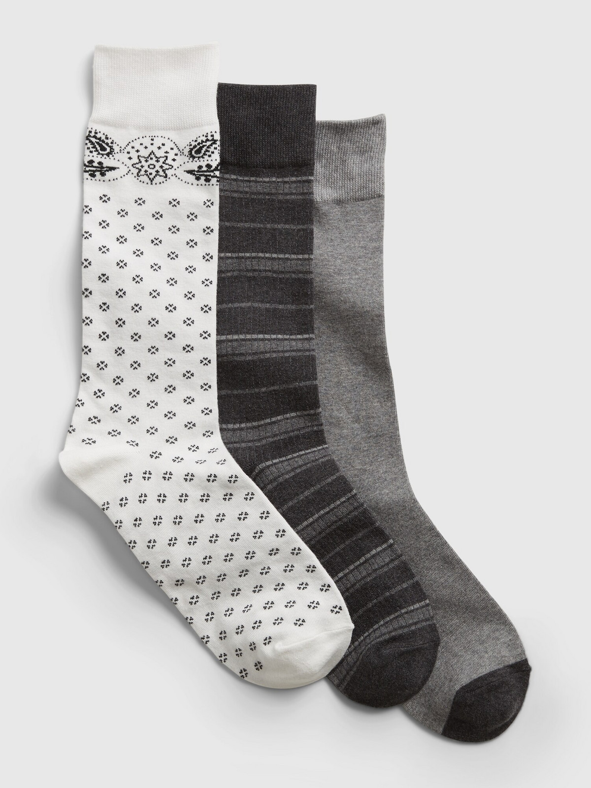GAP Socks Crew Socks, 3 Pairs - Men's