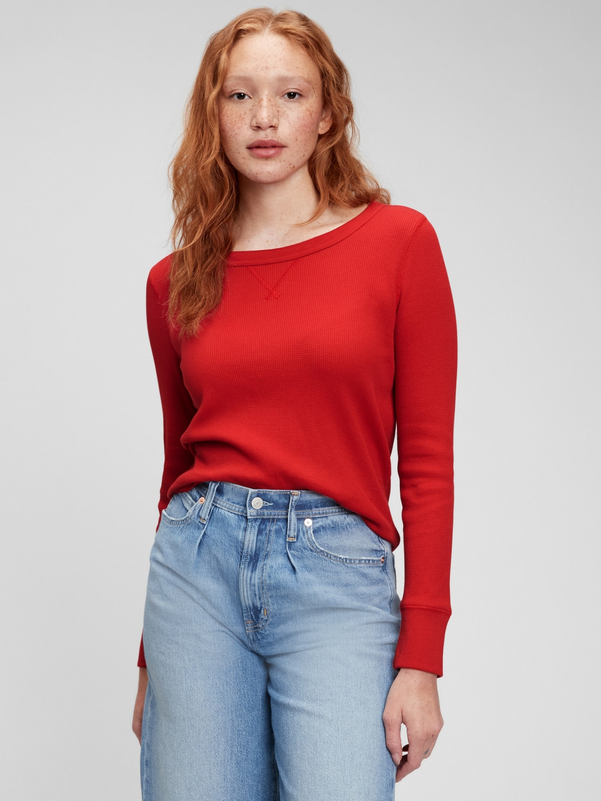 GAP T-shirt with waffle structure - Women