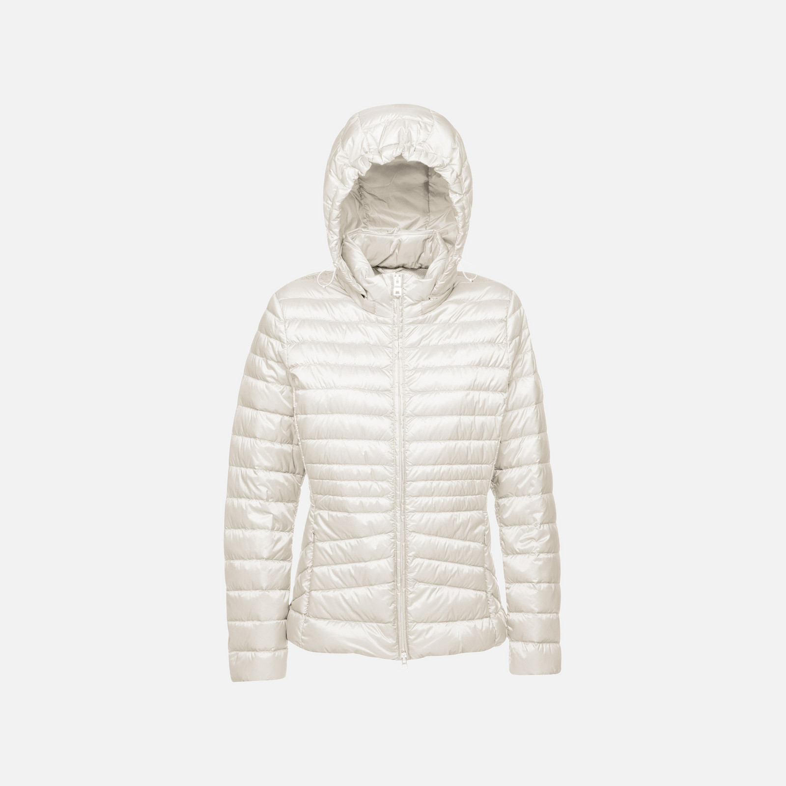Cream women's down jacket Geox Jaysen - Women's