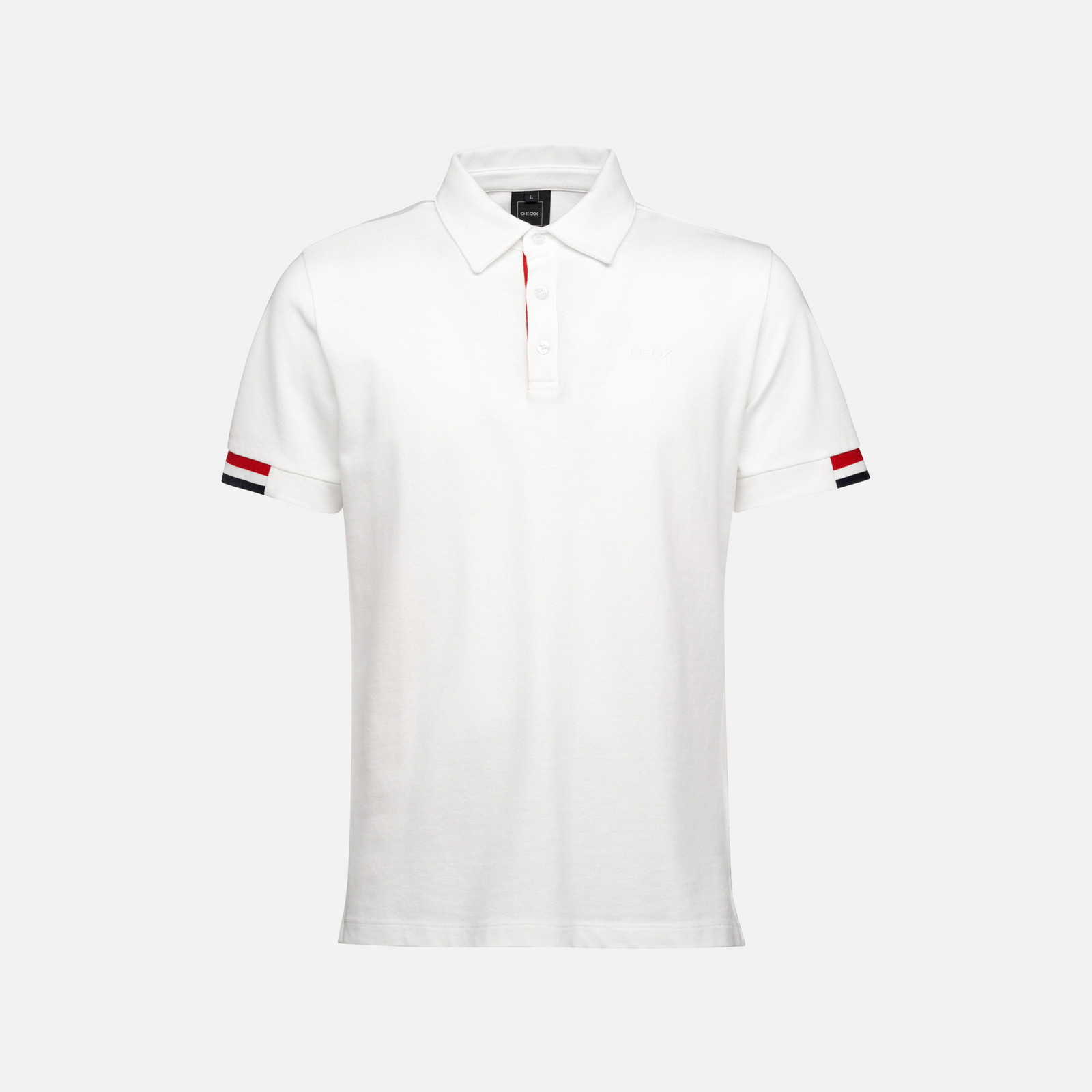 White men's polo shirt Geox - Men's