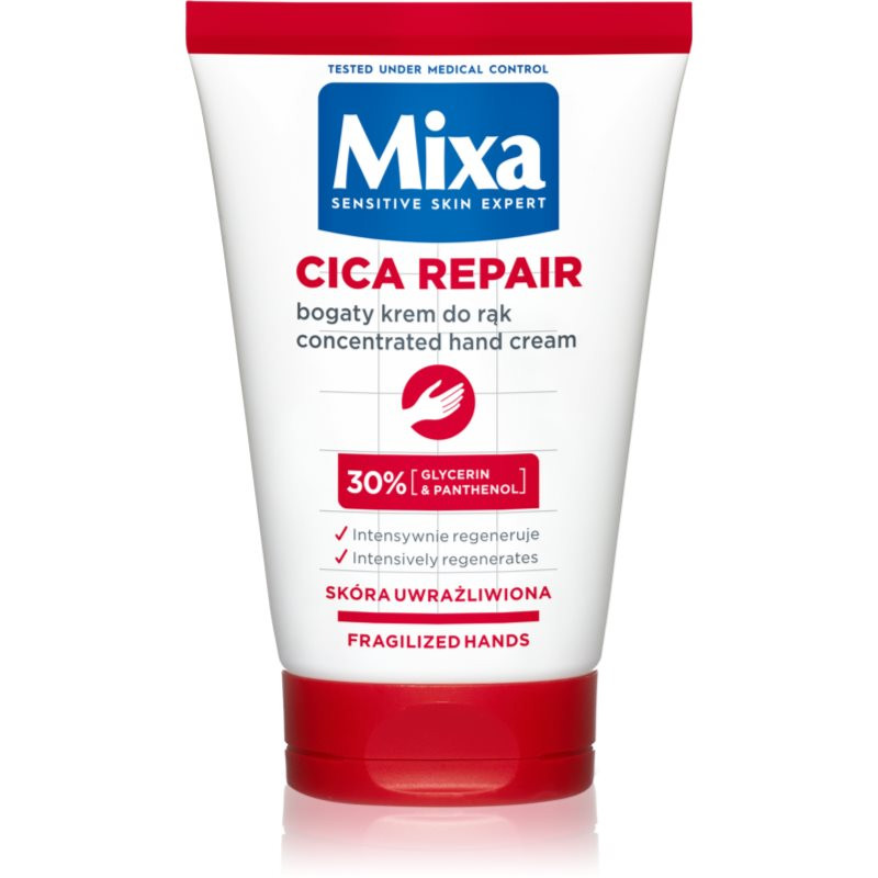 Mixa Cica Repair+ regeneračný krém na ruky pre intenzívnu hydratáciu 50 ml