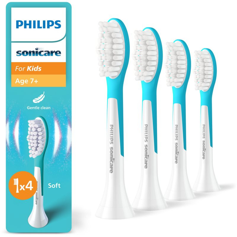 Philips Sonicare For Kids 7+ Standard HX6044/90 náhradné hlavice na zubnú kefku pre deti 4 ks