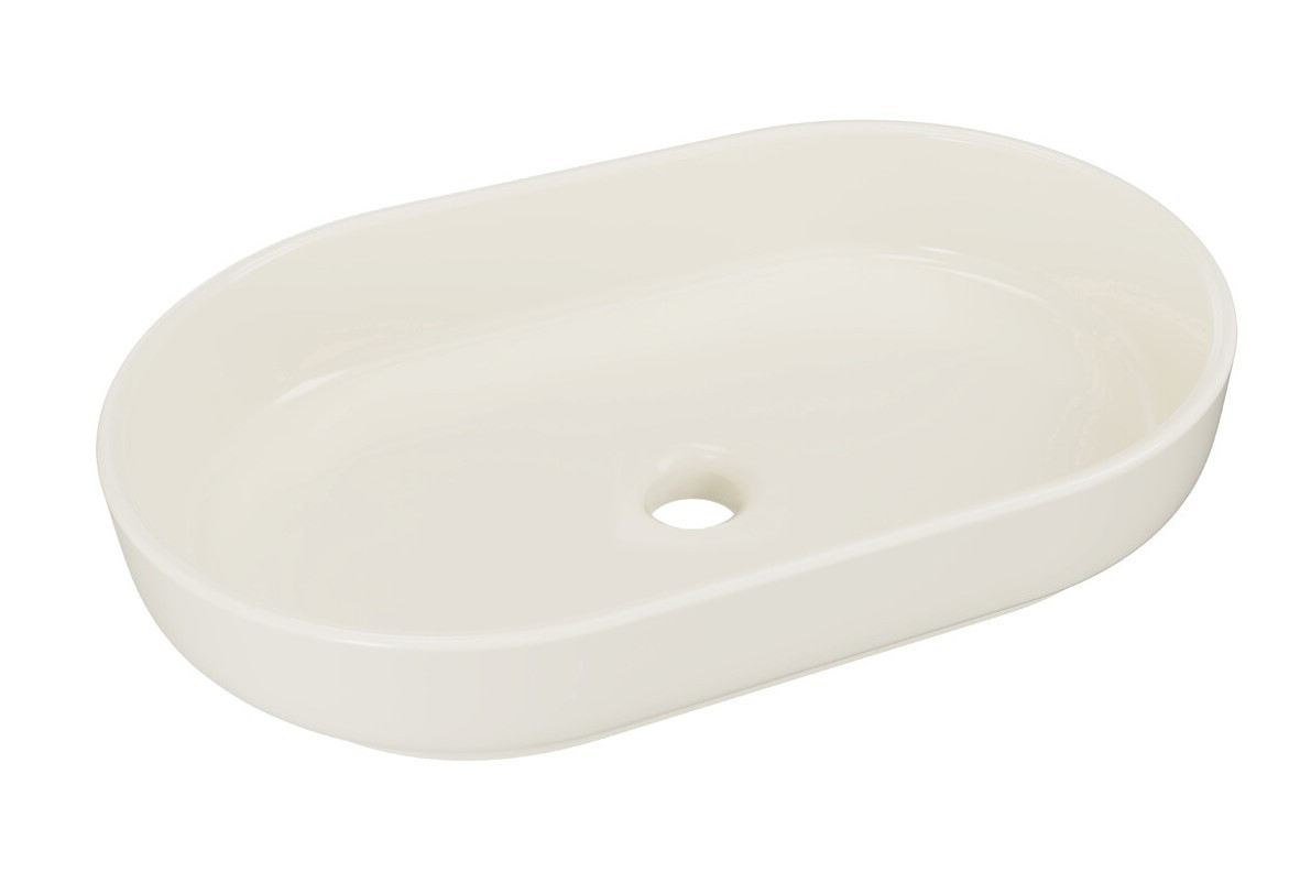 ArtCom Keramické umývadlo RIVER 2 E-6594 | ivory mat 55 x 35 cm