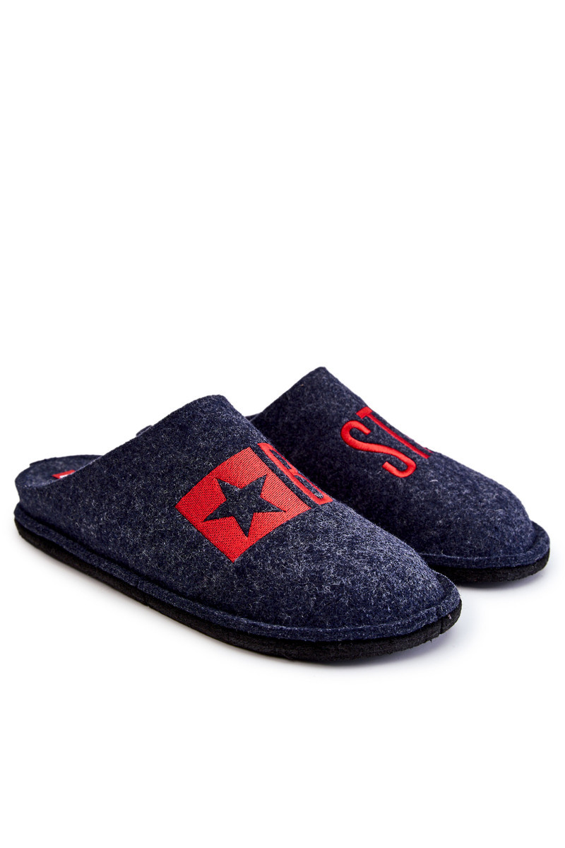 Klasické pánske papuče Big Star KK176002 Navy blue 40