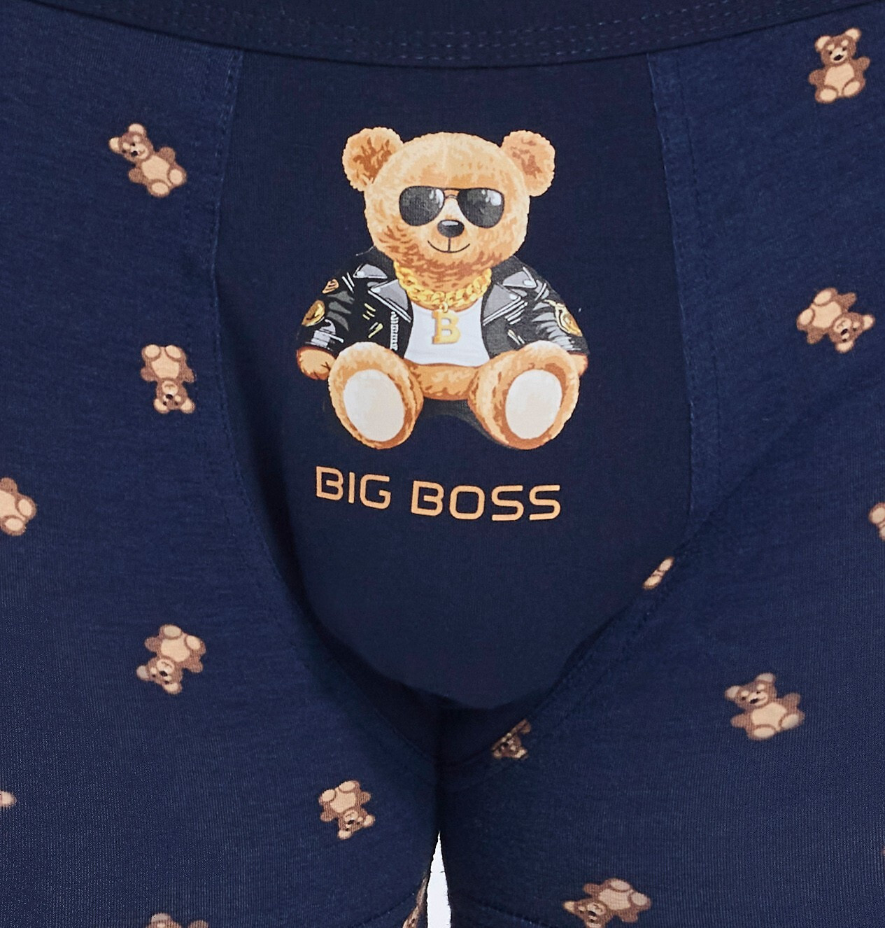 Boxerky Cornette Tattoo 280/245 Boss M-2XL tmavě modrá XXL