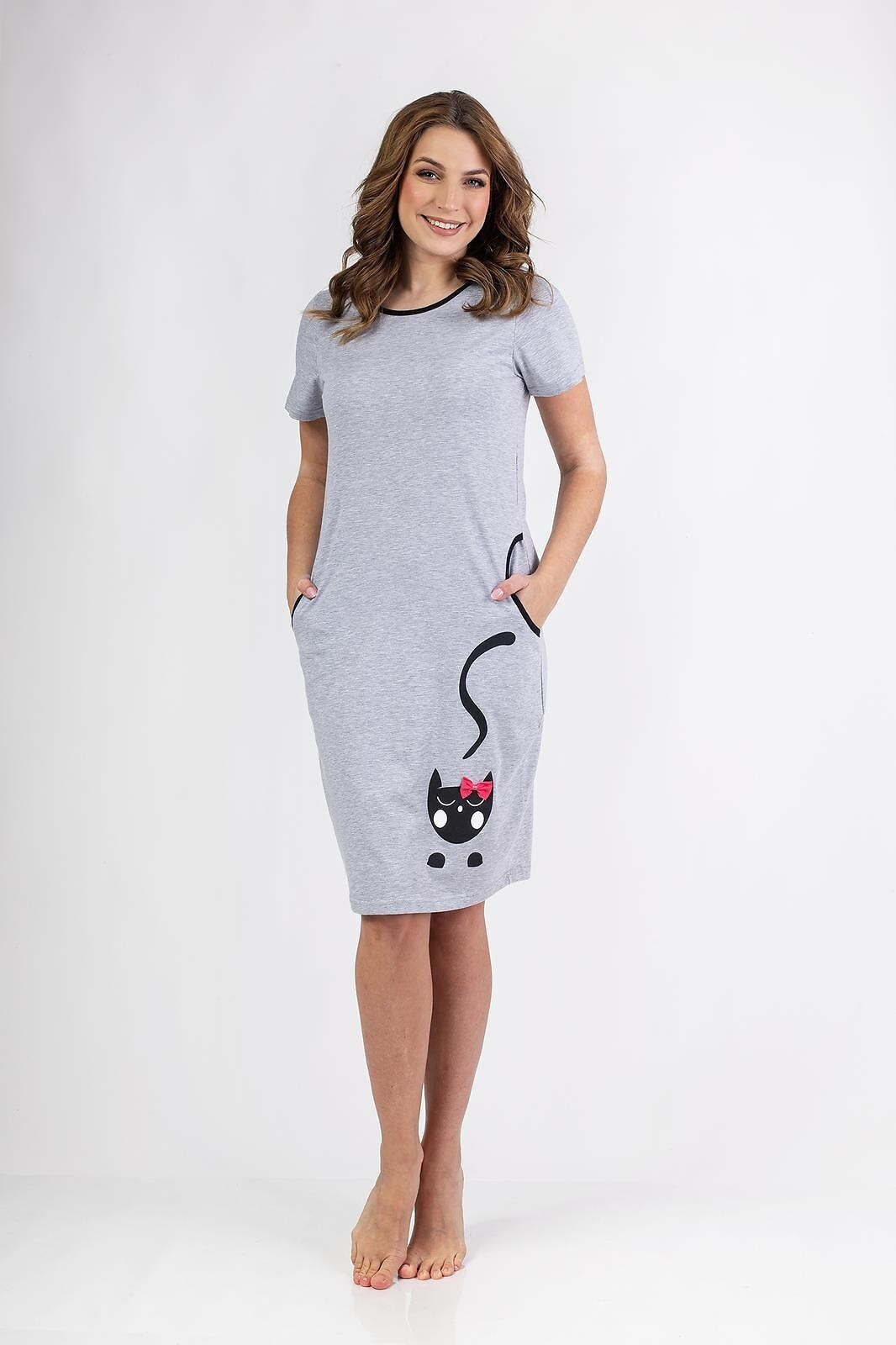 Košeľa Regina 152 w/r S-XL W25 ženy lehká melanž M