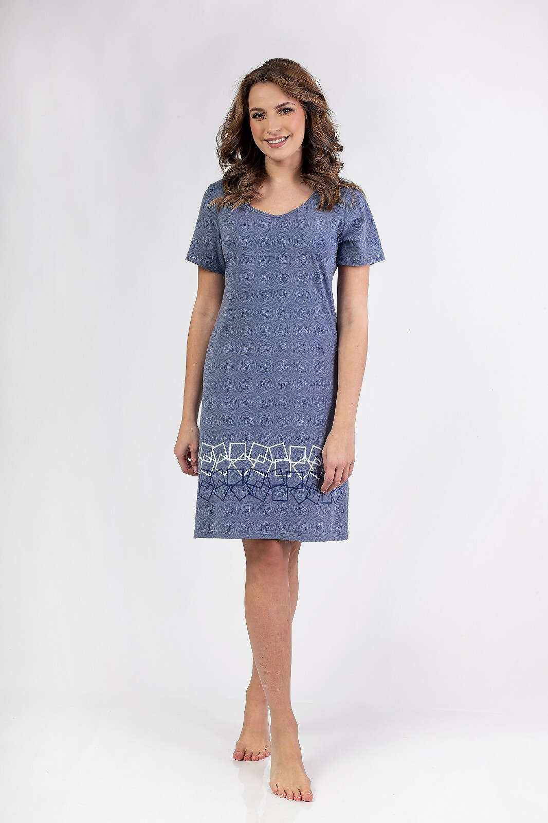 Košeľa Regina 156 kr/r 2XL W25 ženy Hnědá XXL