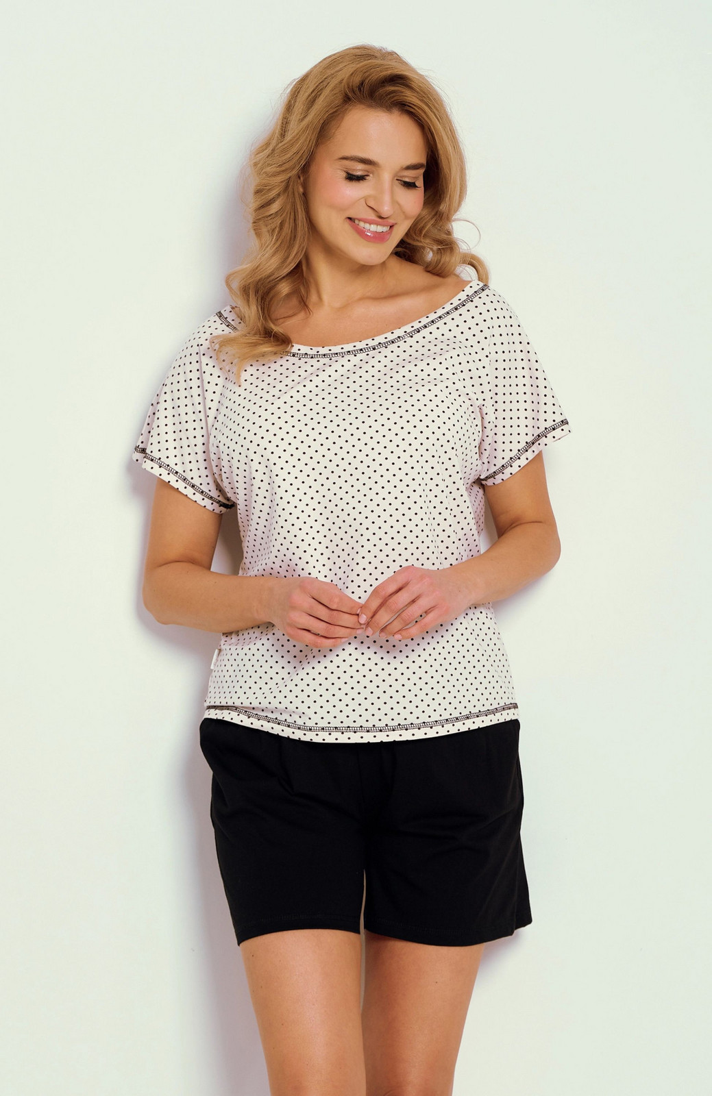 3353 DÁMSKE PYŽAMO AYLA S-XL světle růžová S