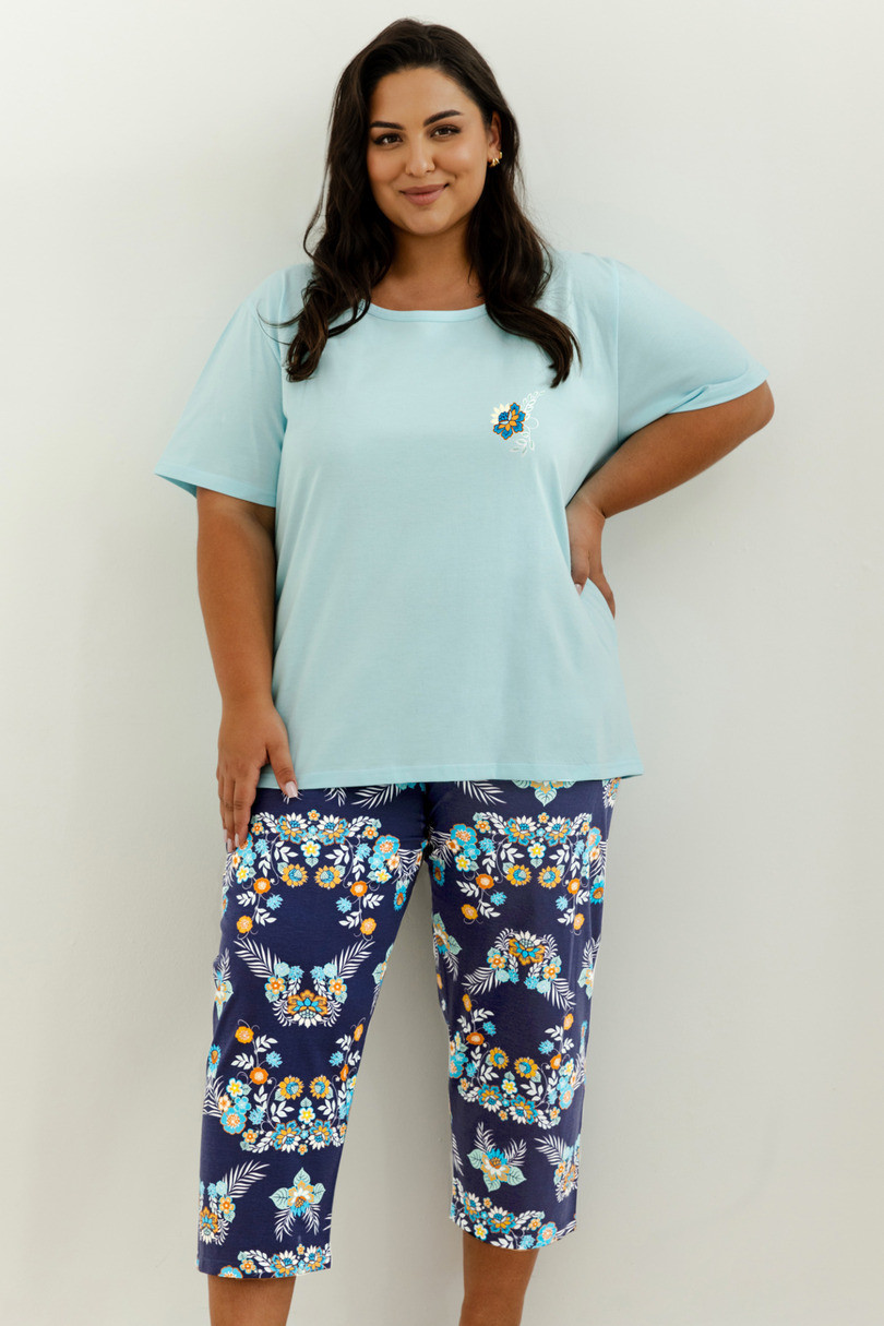 3366 DÁMSKE PYŽAMO KRISTEN 2XL-3XL TURECKO 2XL
