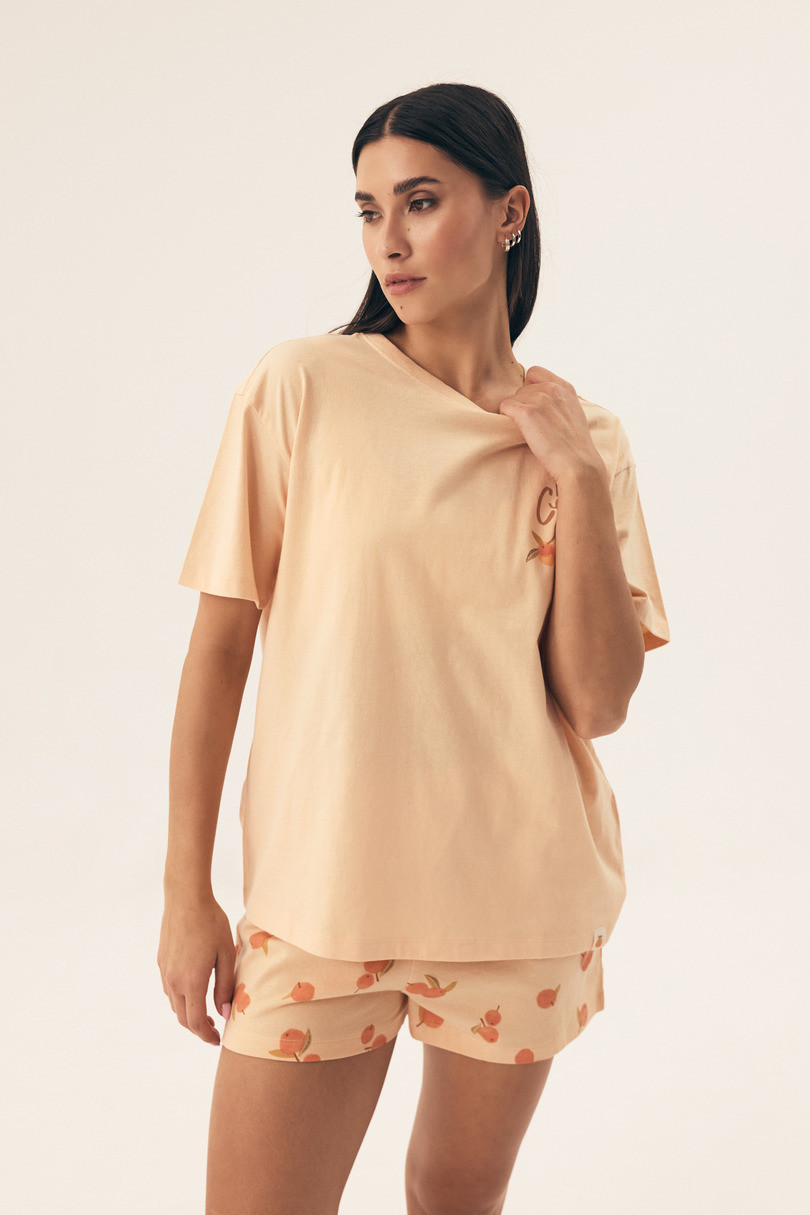 DÁMSKE PYŽAMO NARANJA 42684 SS25 Meruňka M