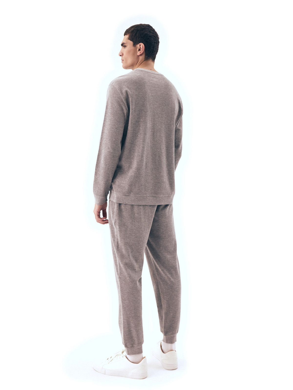 Pánske pyžamo 42638 Desert grey - HENDERSON šedá M