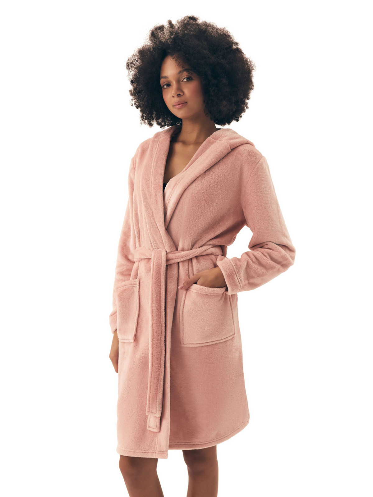Dámsky župan 42877 Brid pink - HENDERSON Růžová M