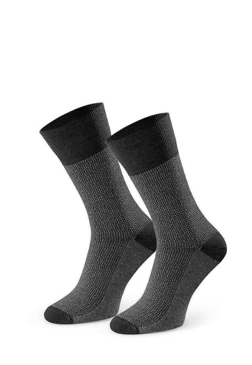 Steven ponožky art.011 men 39-47 černá 45-47