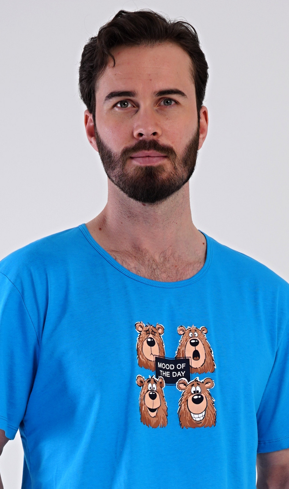 Pánske pyžamové šortky Bear Happy zelená M