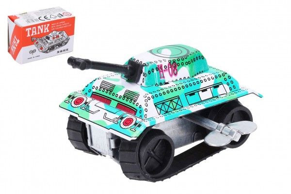 Tank naťahovací kovový 6cm