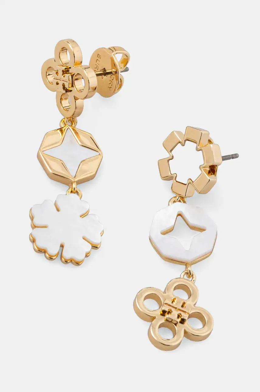 Náušnice Tory Burch Kira Clover Linear 164635-700