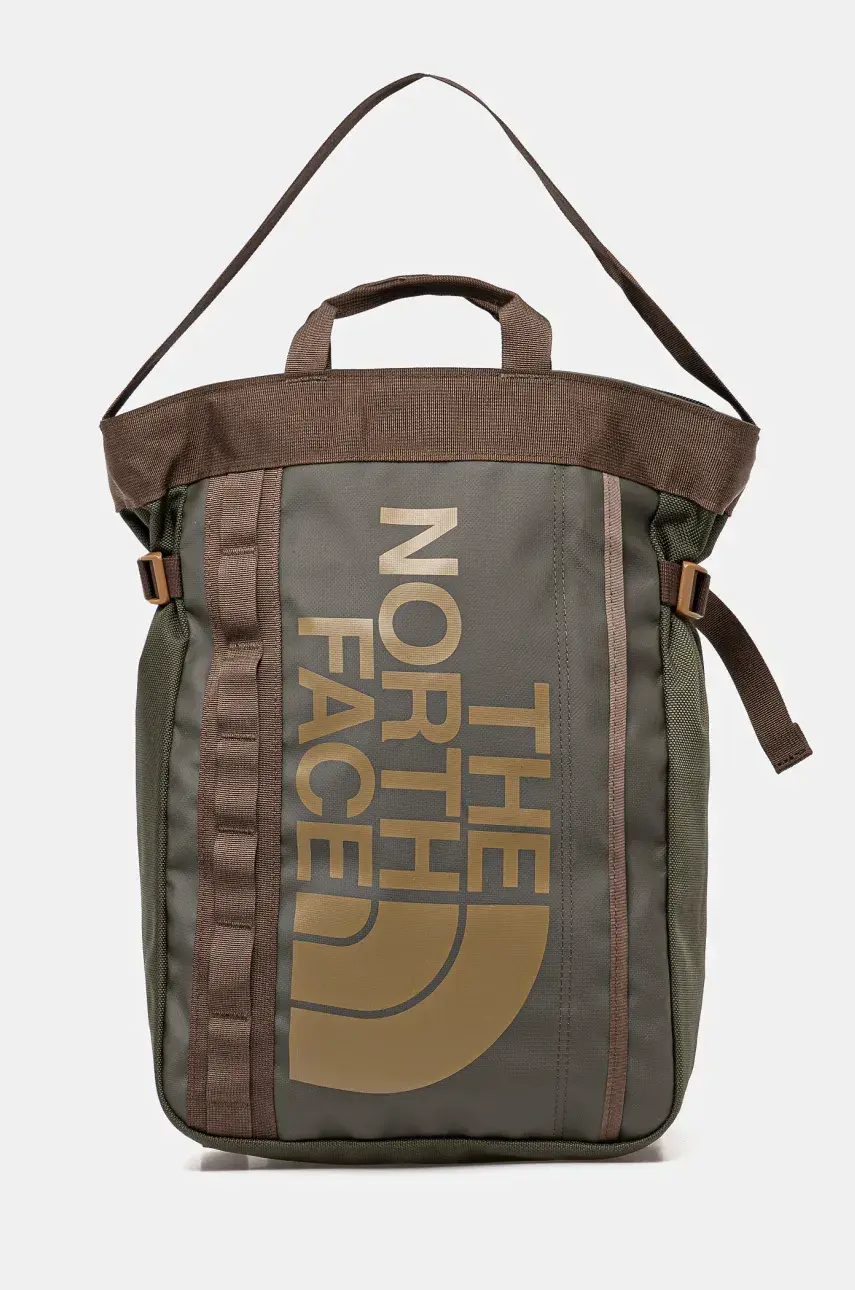 Ruksak The North Face Base Camp Tote Pack zelená farba, veľký, s potlačou, NF0A8BK7B7I1