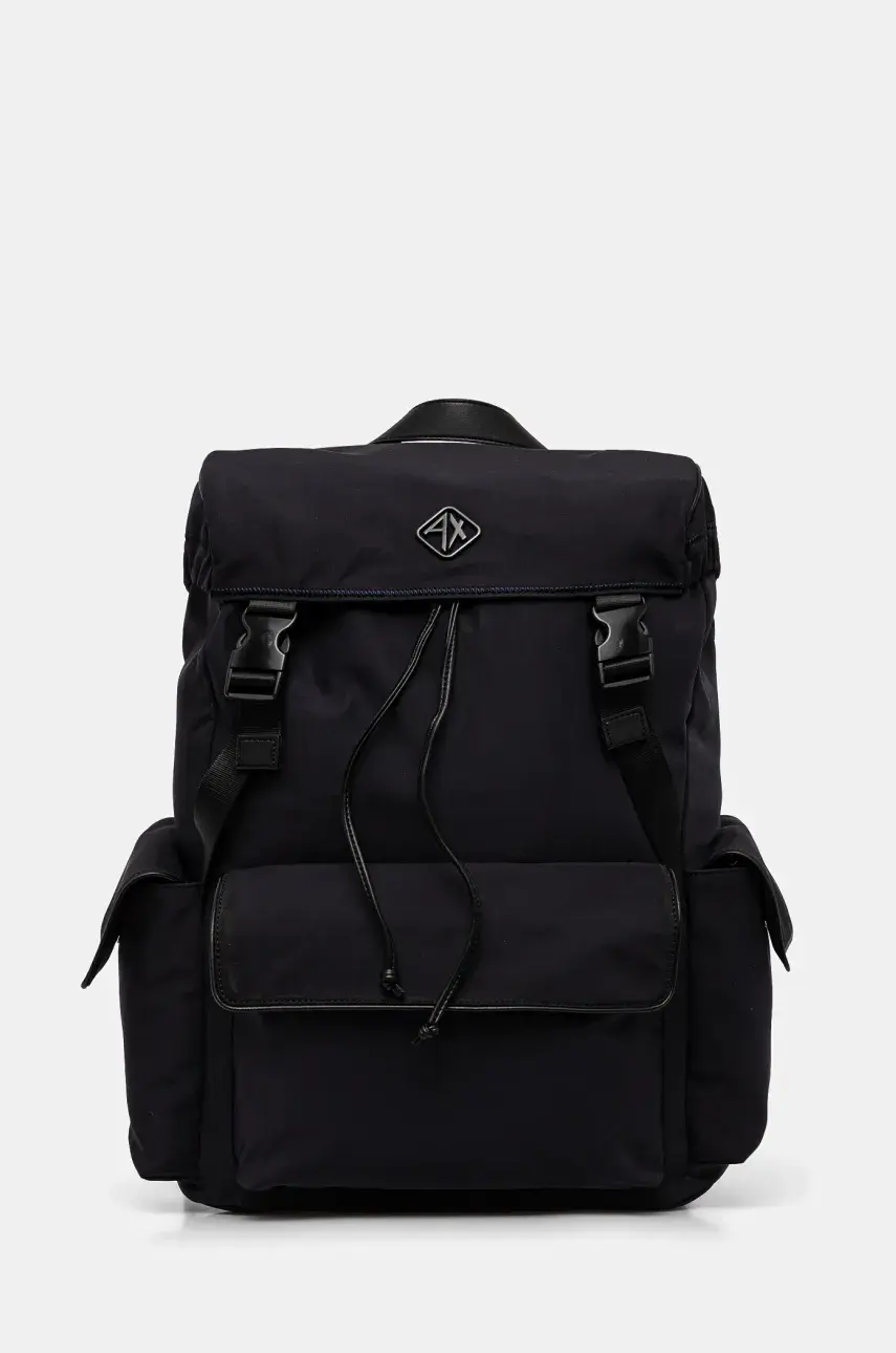 Ruksak Armani Exchange pánsky, tmavomodrá farba, veľký, jednofarebný, XM000258 AF12099
