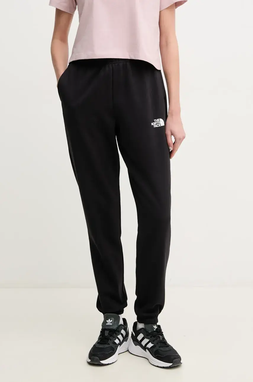 Tepláky The North Face Simple Dome dámske, čierna farba, jednofarebné, NF0A8C1YJK31