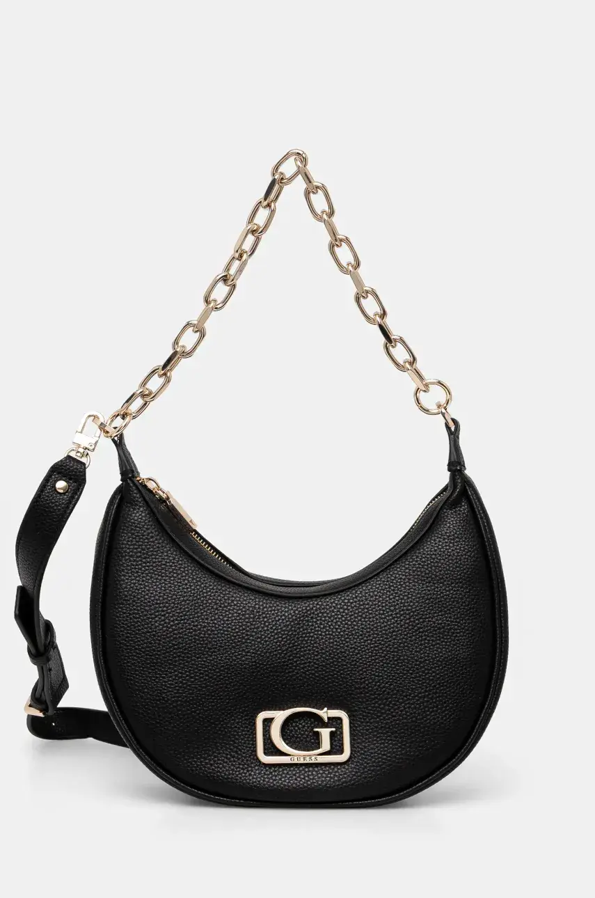 Kabelka Guess CIRCE čierna farba, HWBG96 42010