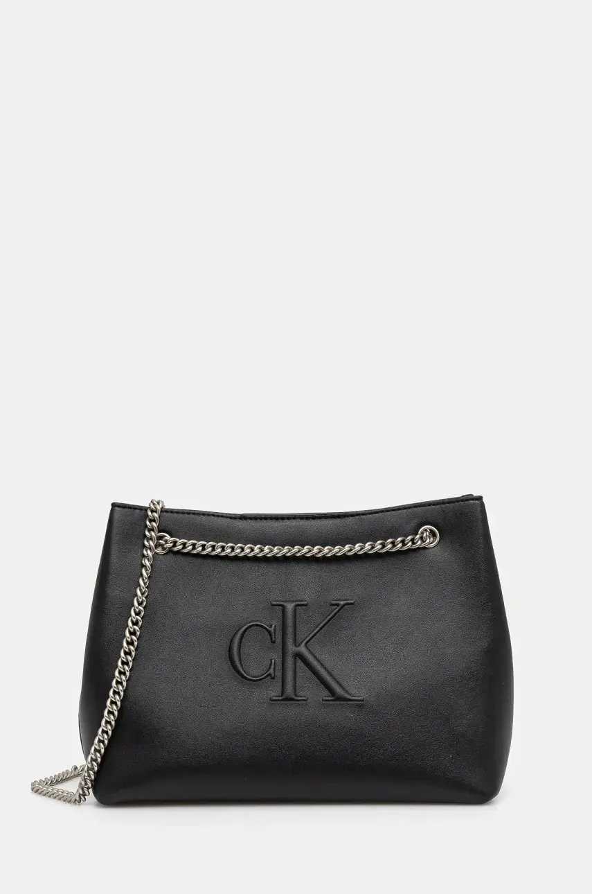 Kabelka Calvin Klein Jeans čierna farba, LV04K3163G