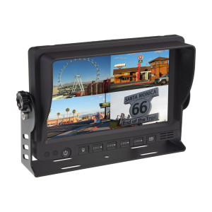 AHD monitor 7" - s kvádratorom a 4x 4PIN vstupmi 12/24V