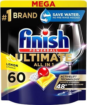 FINISH Ultimate All in One Lemon Sparkle 60 ks