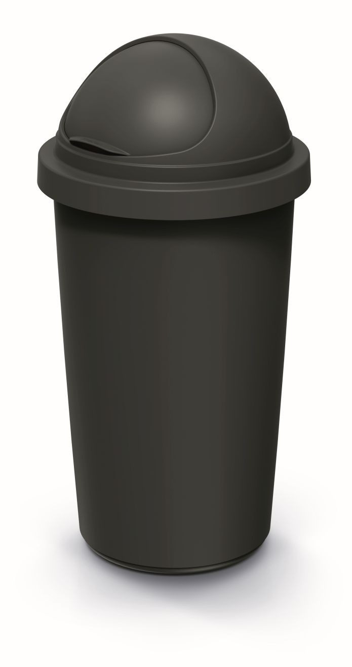 Odpadkový koš COMPACTO ROLL 30 L černý