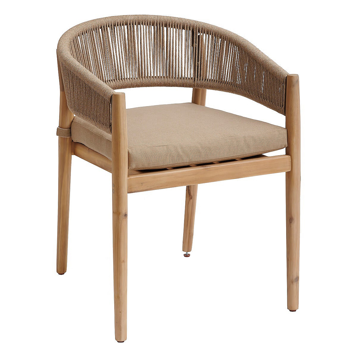 DEOKORK Luxusné jedálenské kreslo z akácie NAUTICA (natural)