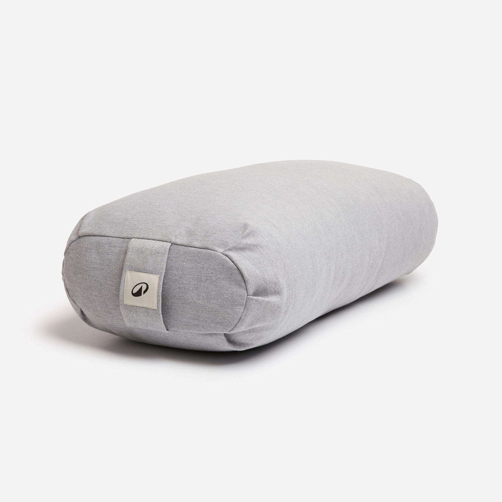 Plochý bolster na jogu s výplňou zo špaldy modrý
