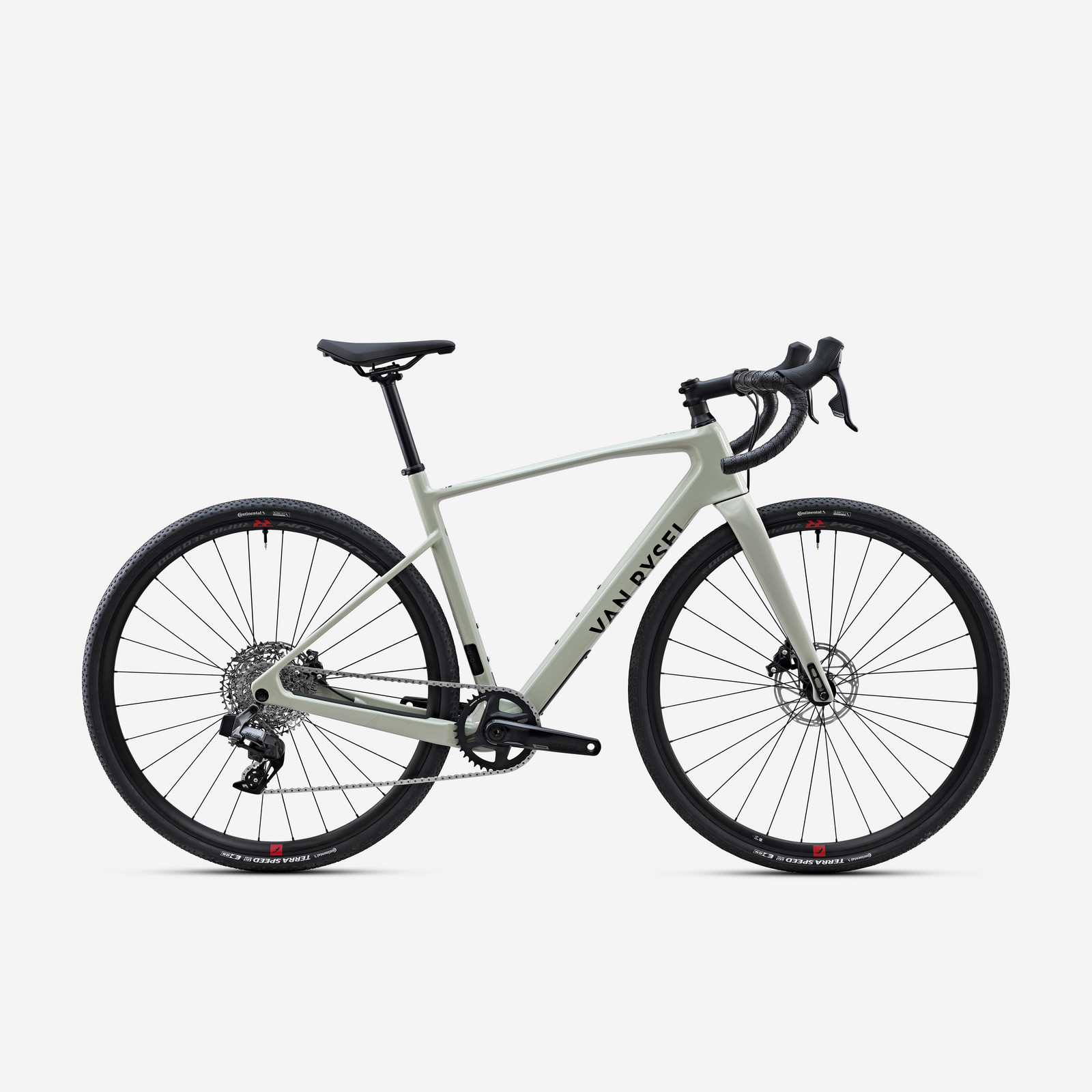 Gravel bicykel GCR Sram Rival AXS šalviovozelený