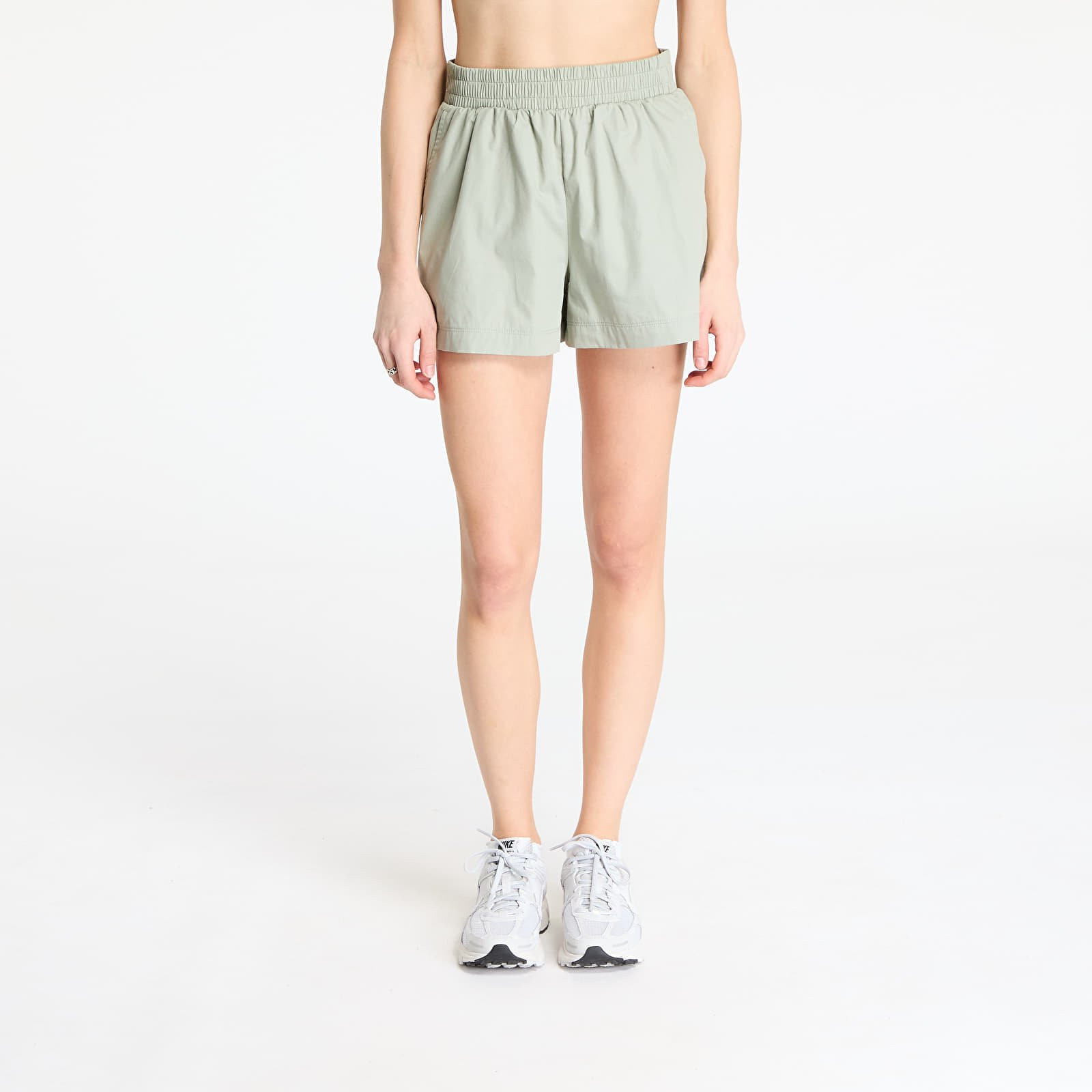 New Era Womens Cotton Black Shorts Evg L