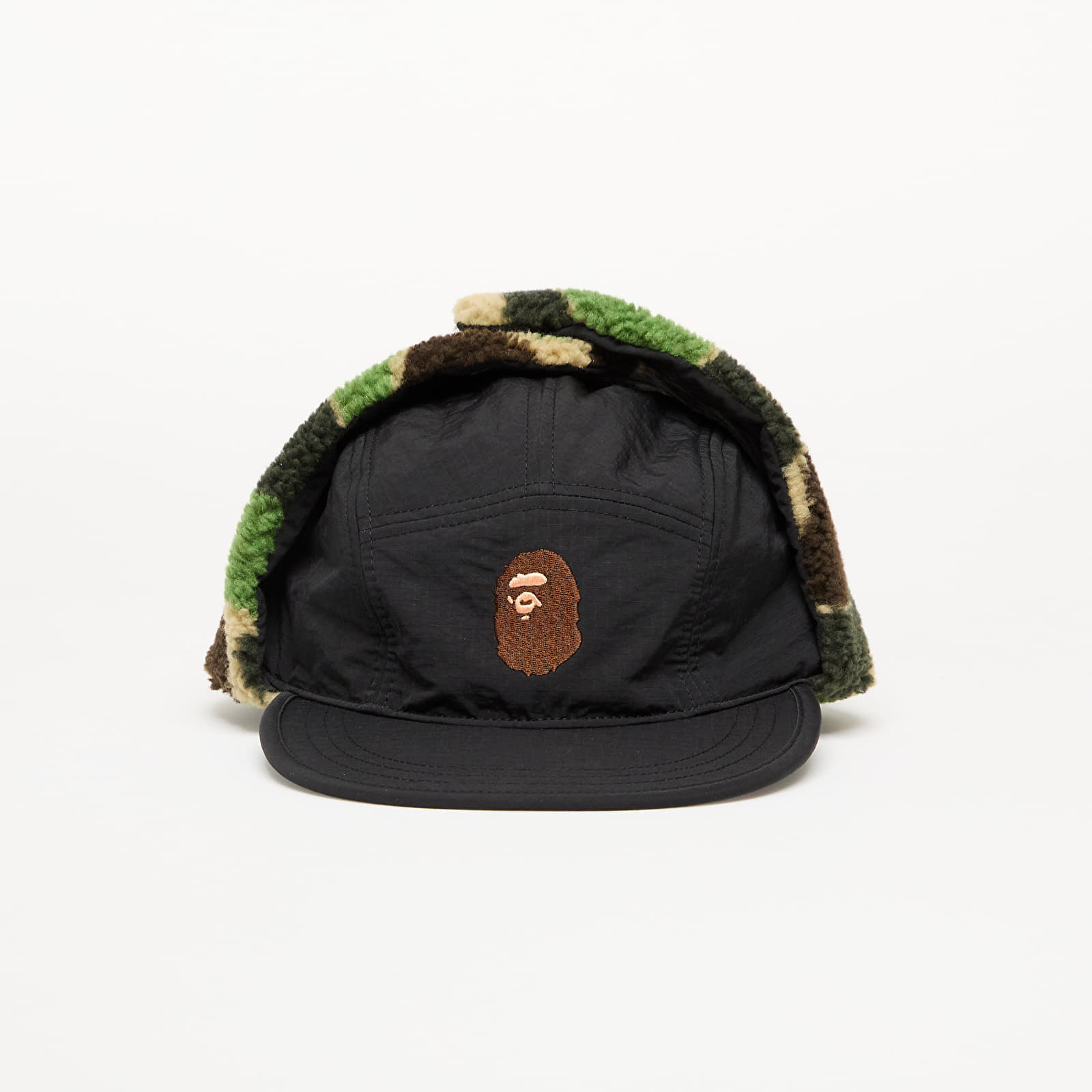 Šiltovka A BATHING APE Abc Camo Puffy Flight Cap M Black M