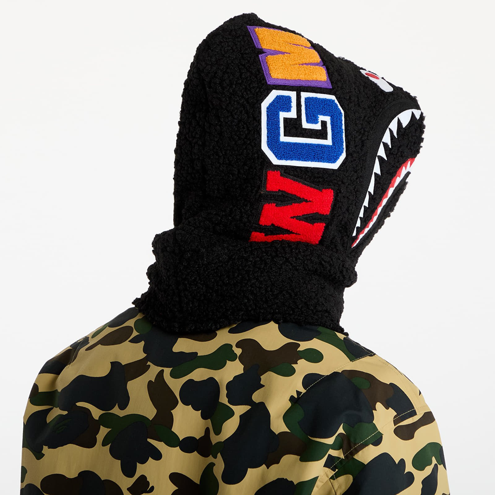 Šál A BATHING APE Shark Boa Snood L Black Universal