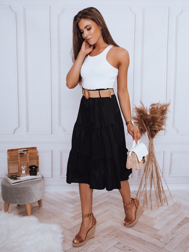 Black midi skirt RANDINA Dstreet