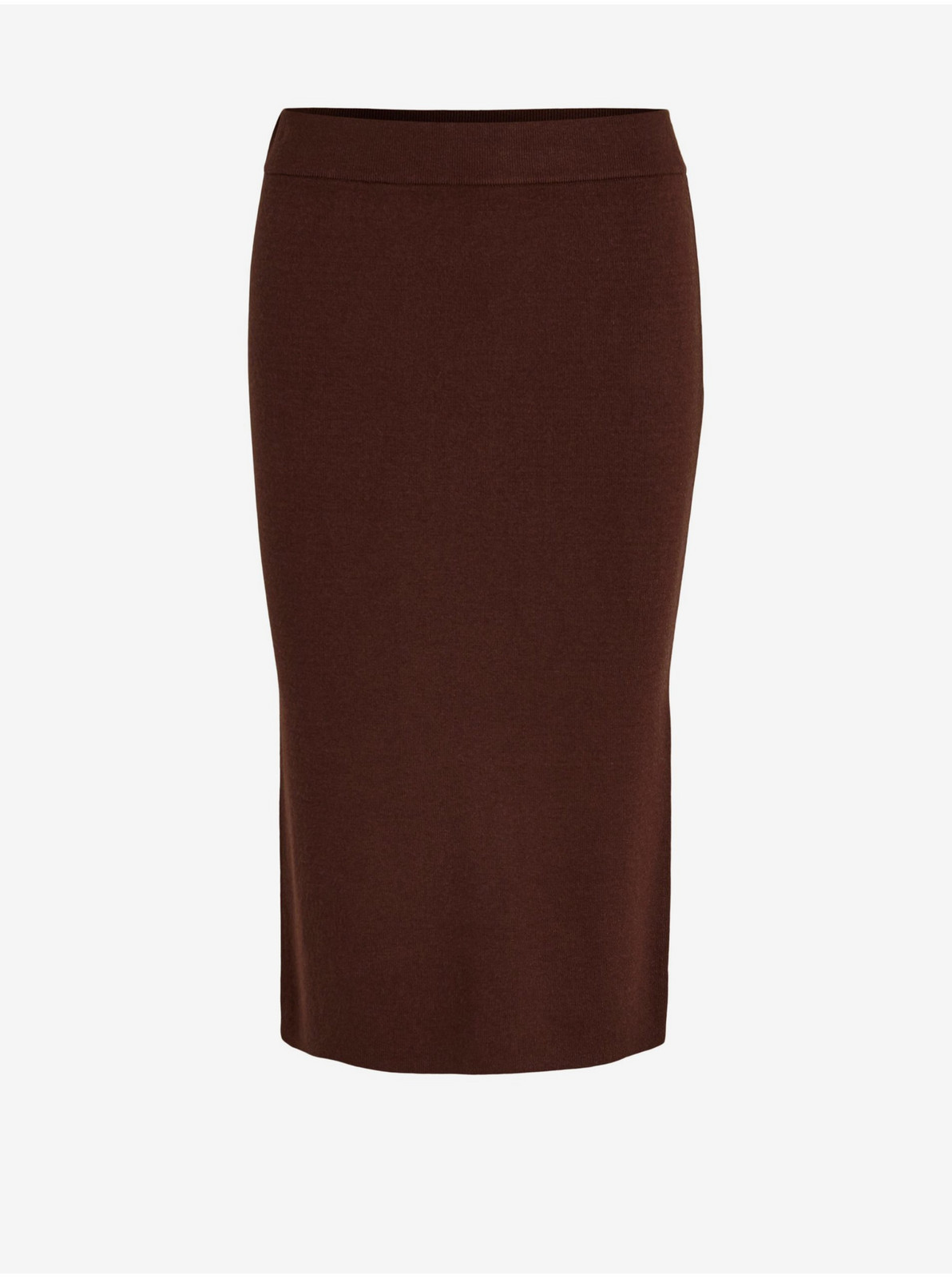 Brown sheath skirt VILA Viveta - Women