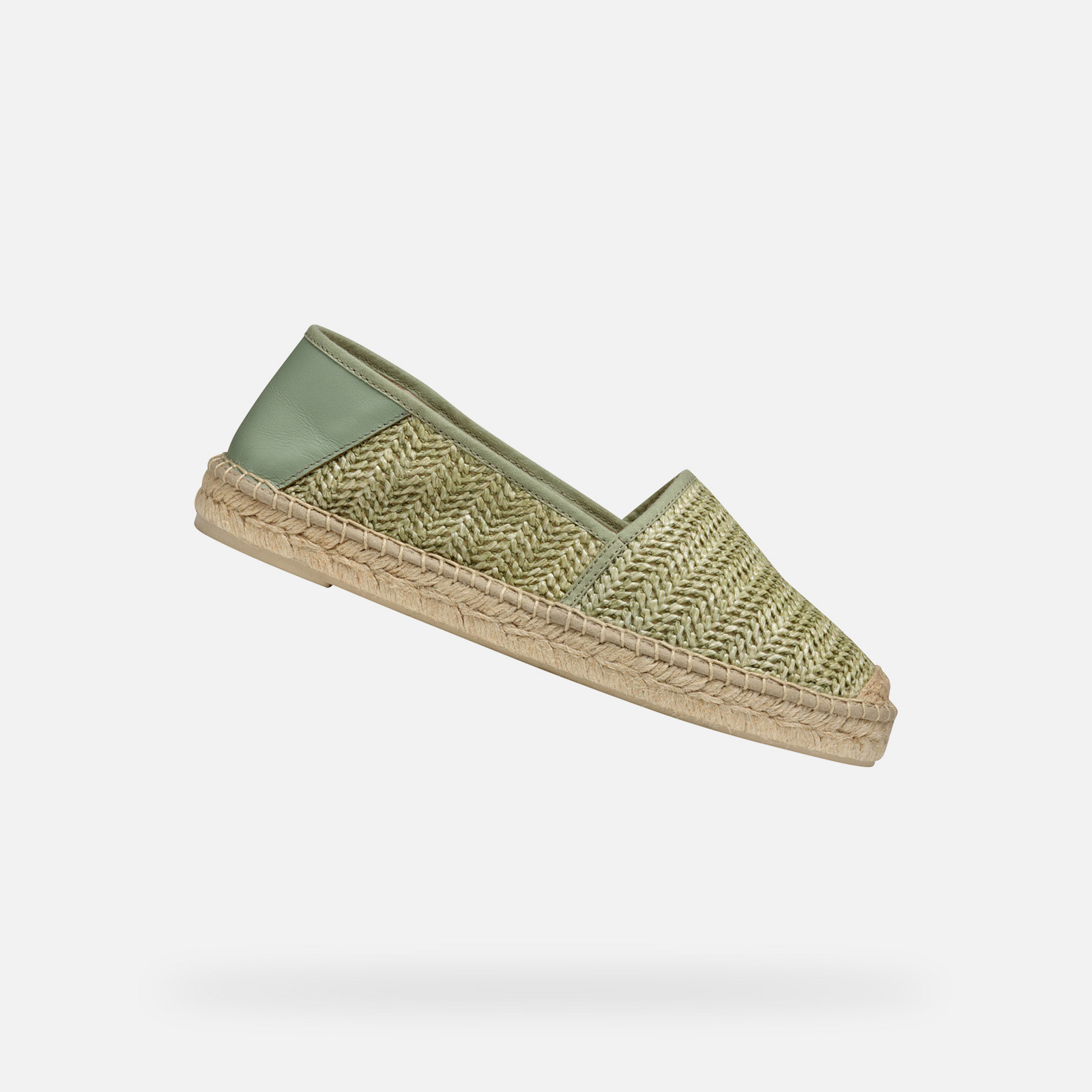 Light green women's sneakers Geox Lampedusa - Women's