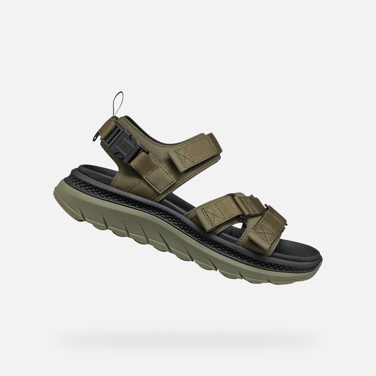 Khaki men's sandals Geox Spherica Actif X S - Men's
